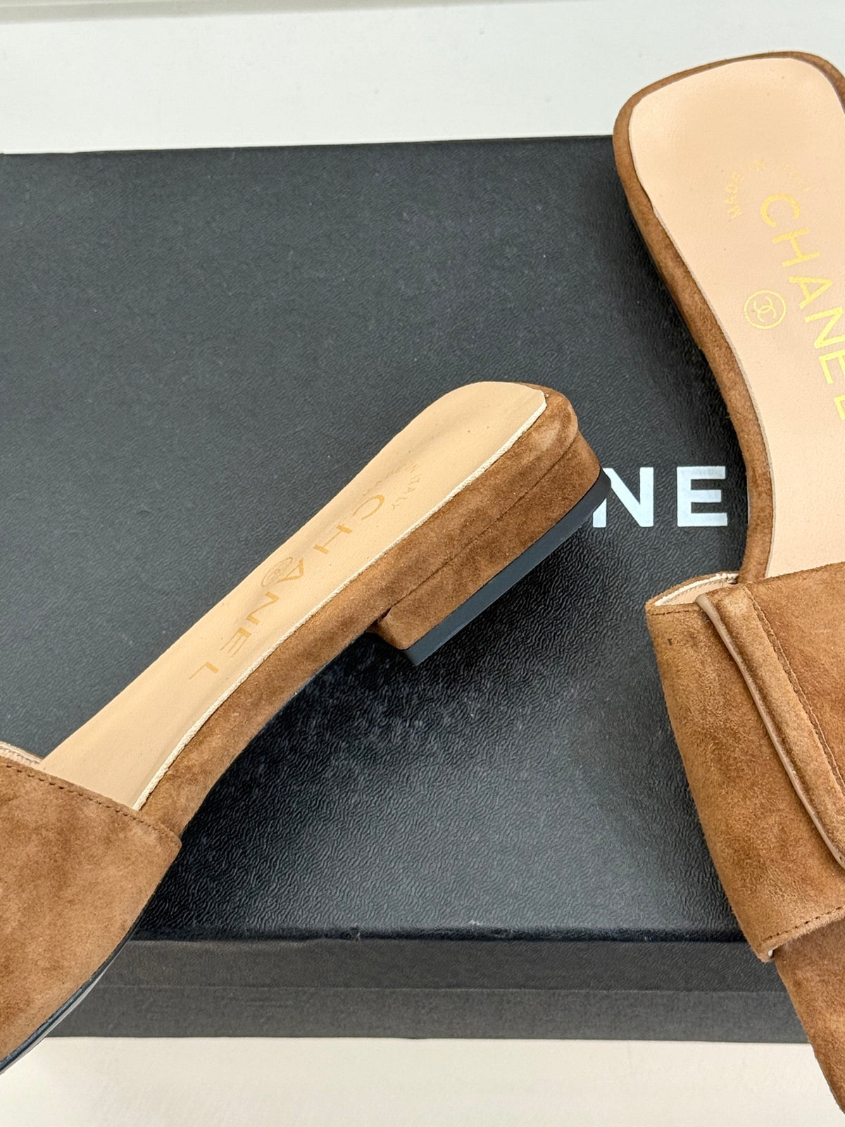 Chanel Suede Flats