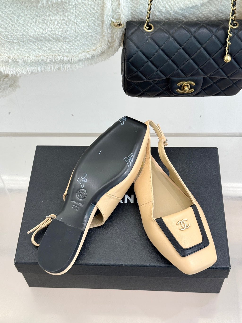 Chanel Slingback Flats