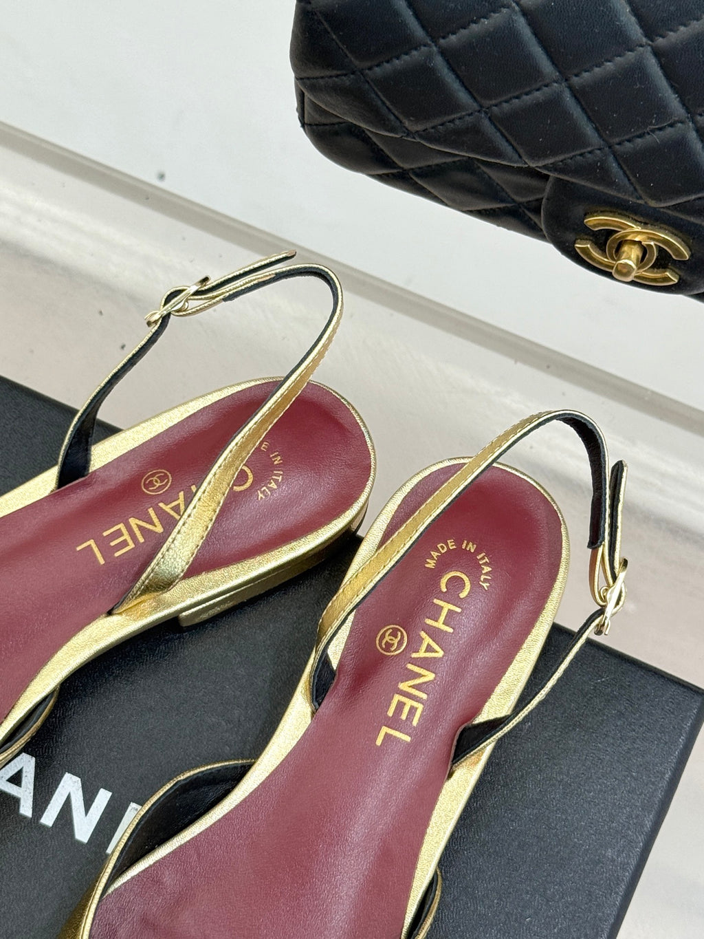 Chanel Slingback Flats