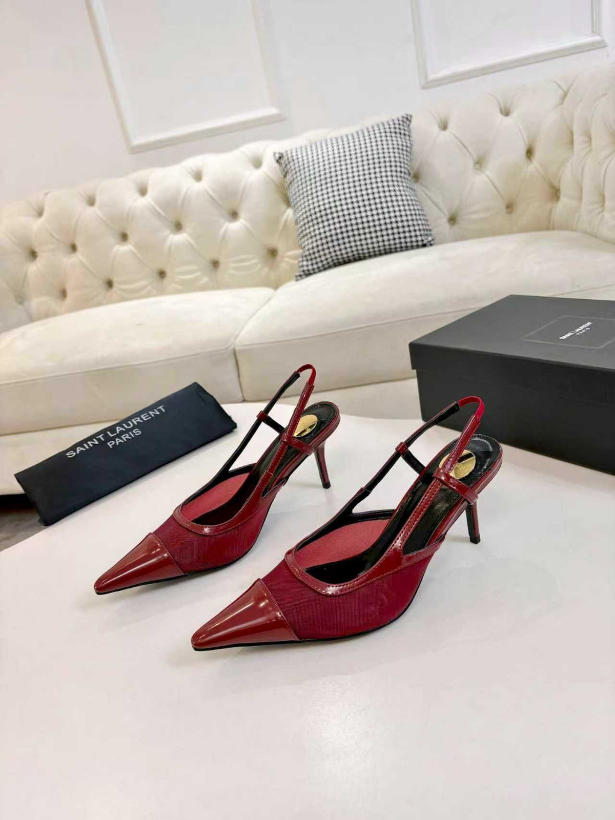 YSL Slingback Heels