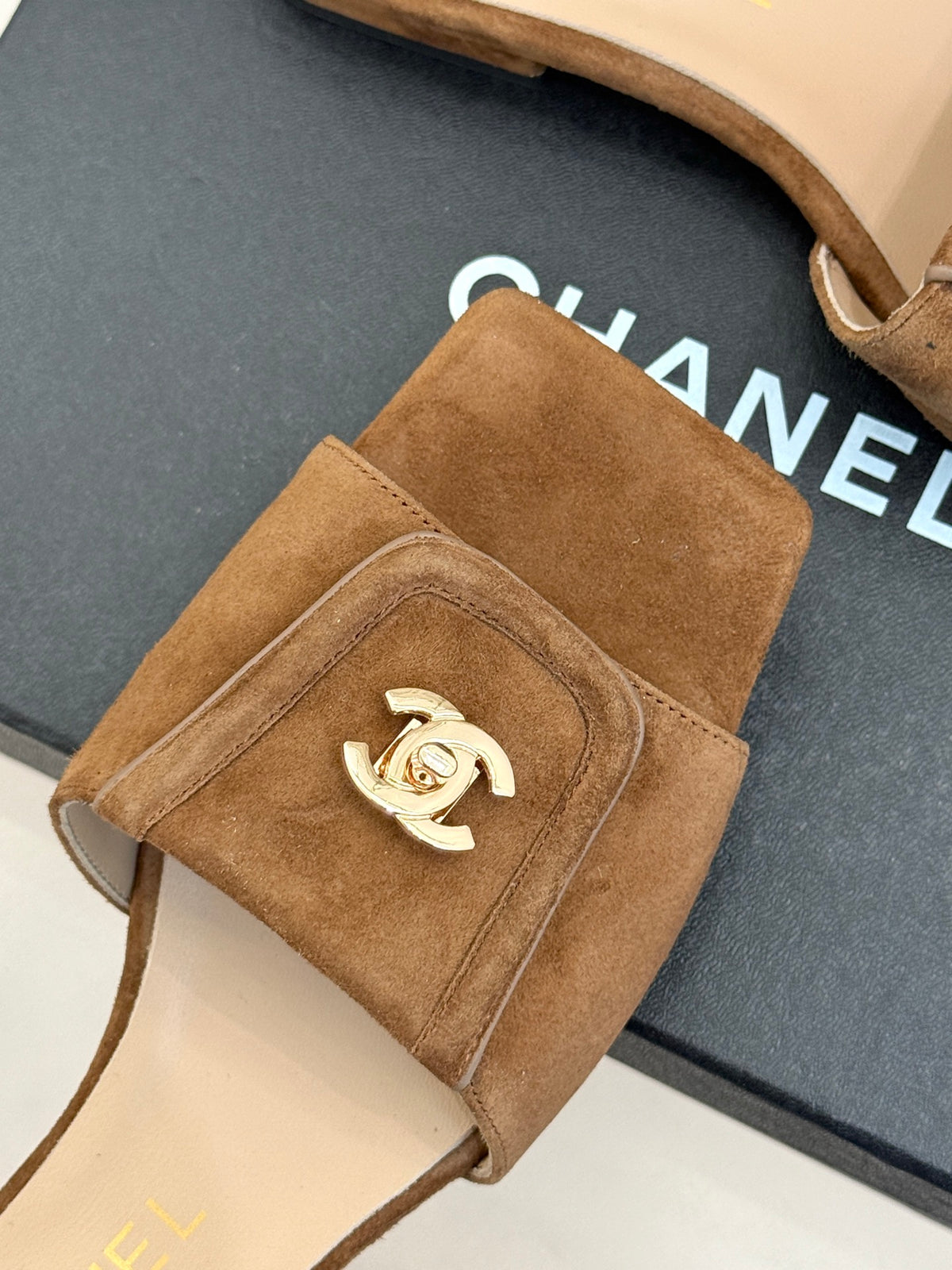 Chanel Suede Flats