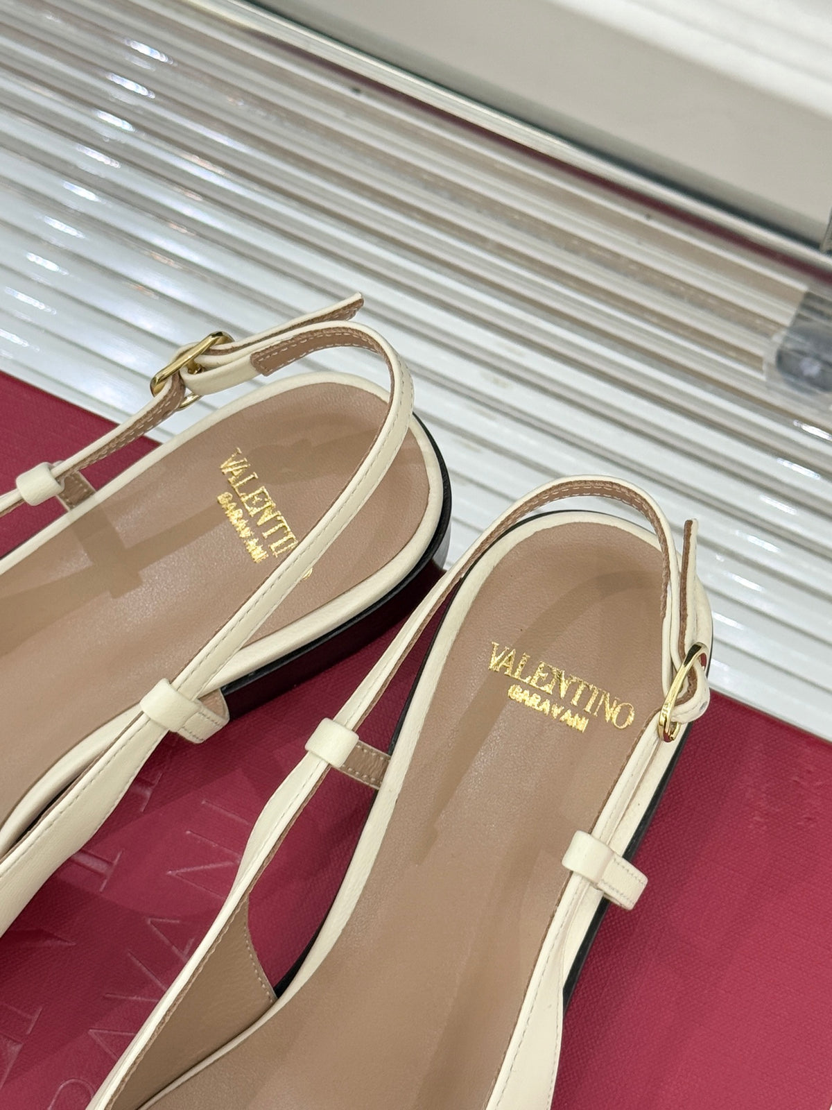 Valentino V Logo Tassel Flats