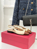 Valentino V Logo Tassel Flats