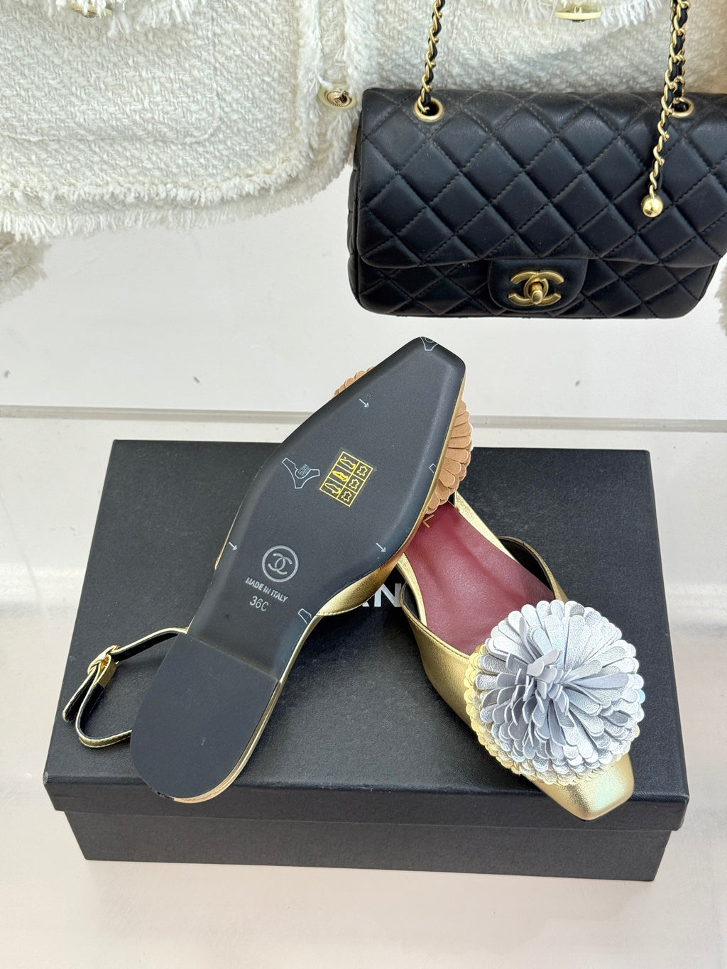 Chanel Slingback Flats