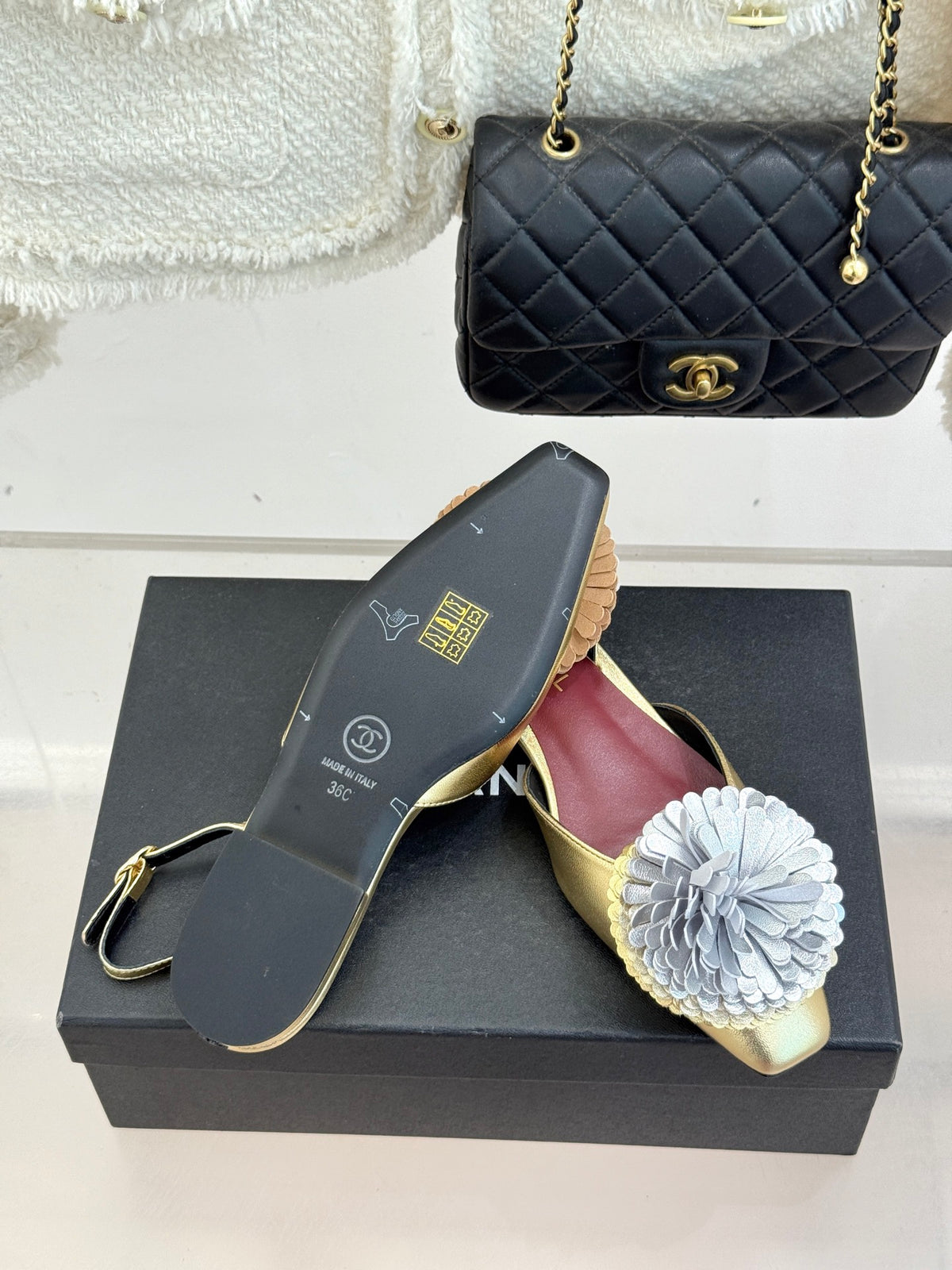 Chanel Slingback Flats