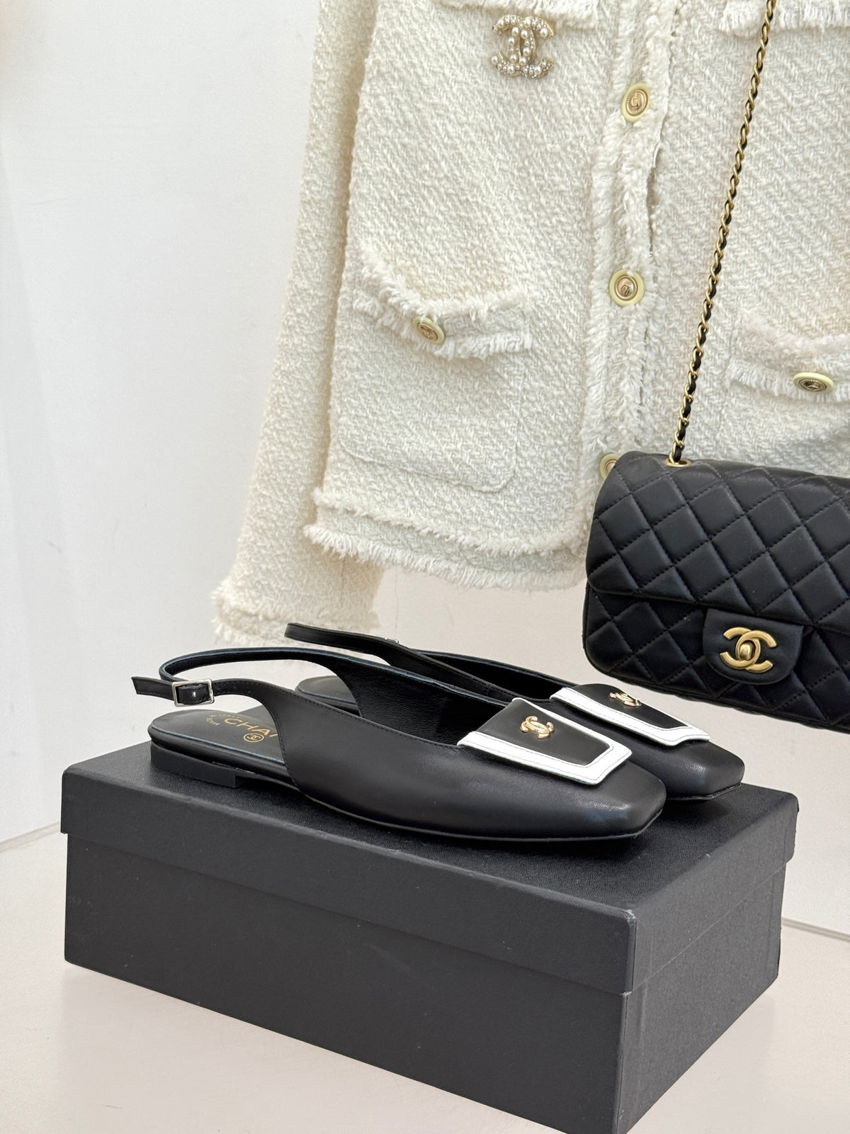 Chanel Slingback Flats