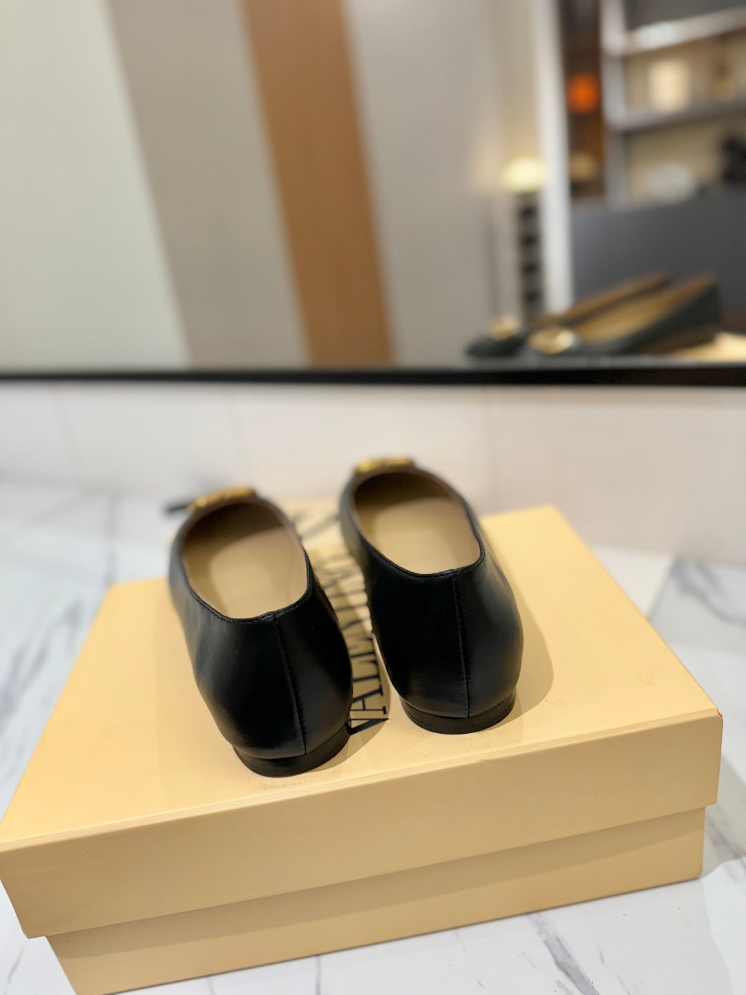 Valentino V Logo Flats Sandals