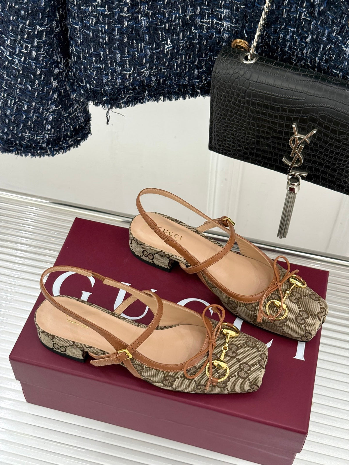 Gucci Horsebit Slingback
