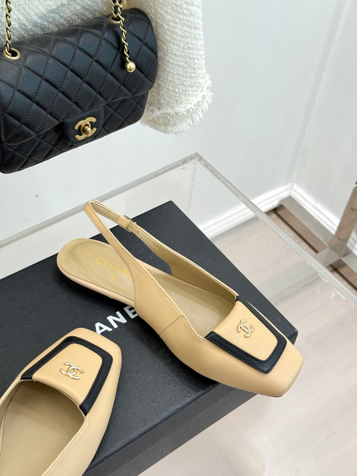 Chanel Slingback Flats