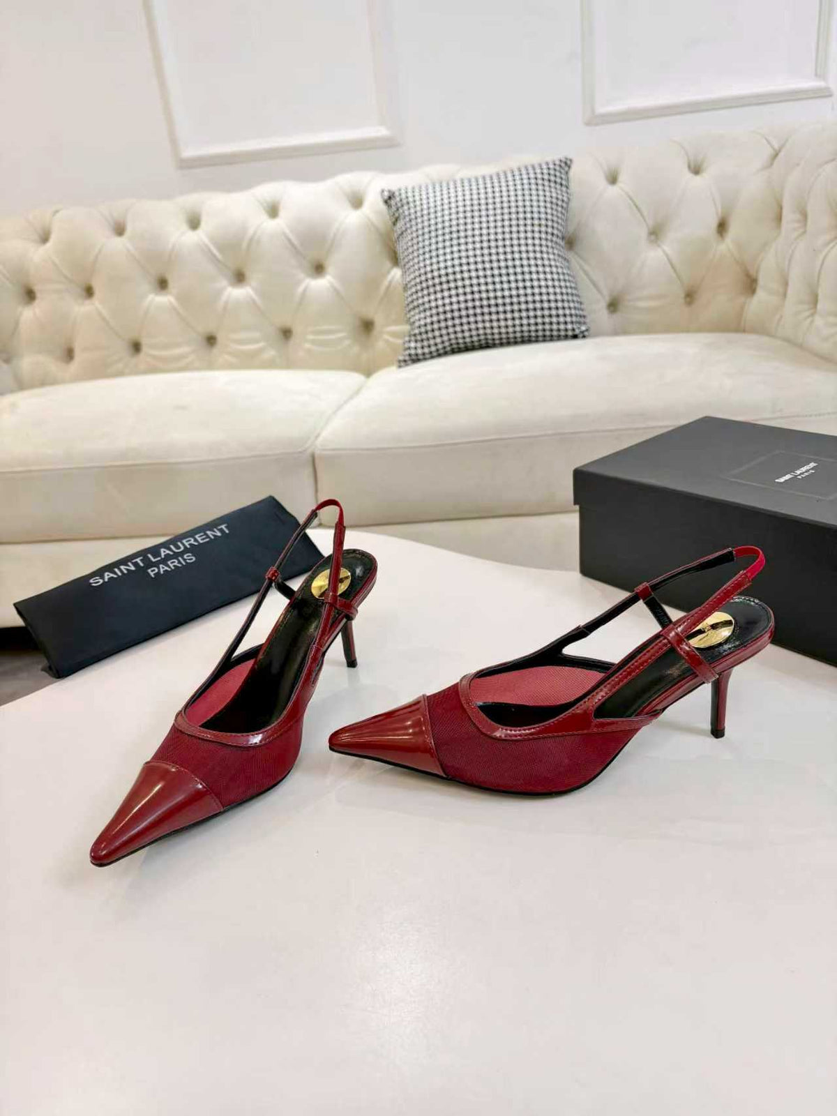 YSL Slingback Heels