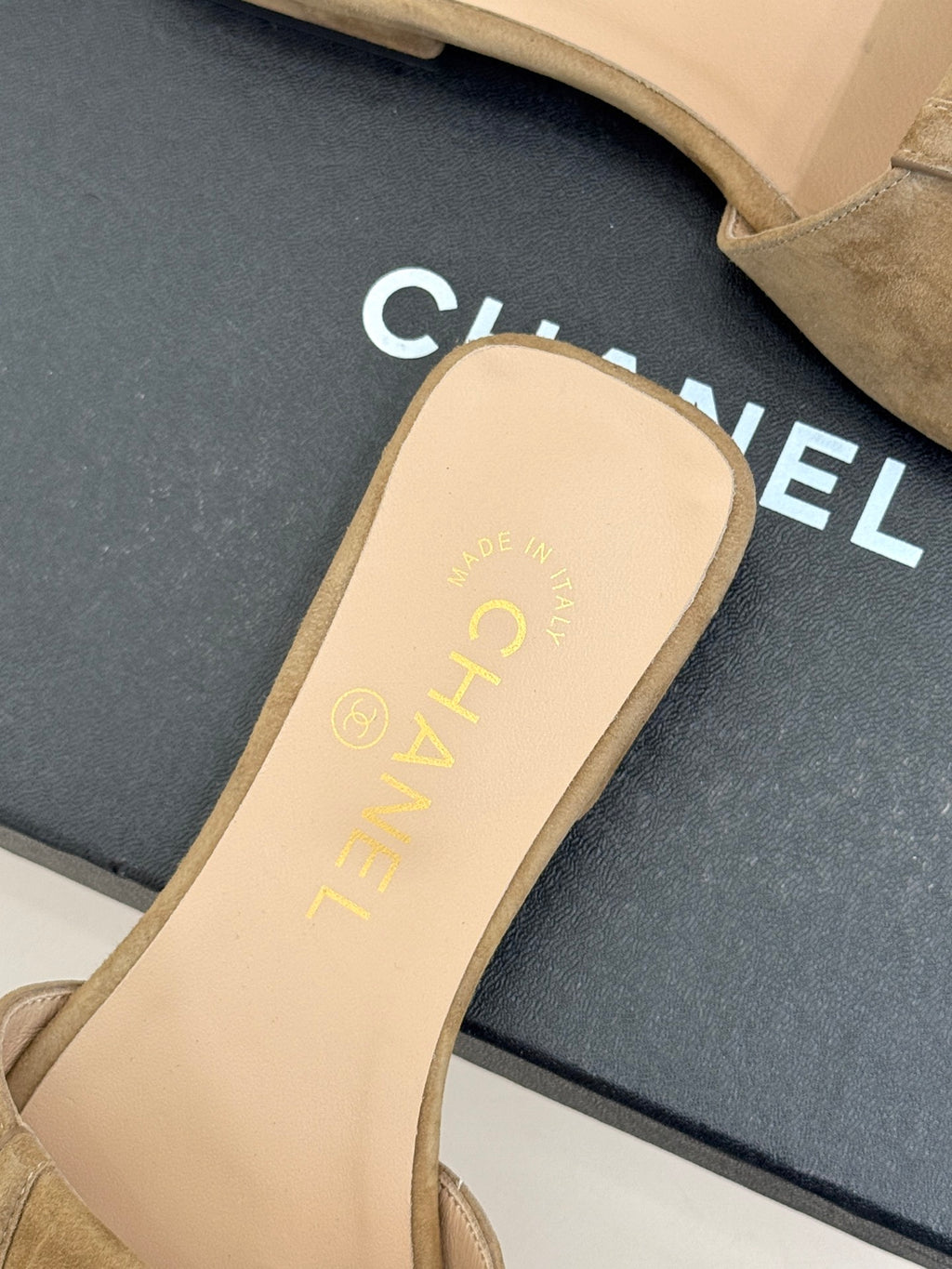 Chanel Suede Flats