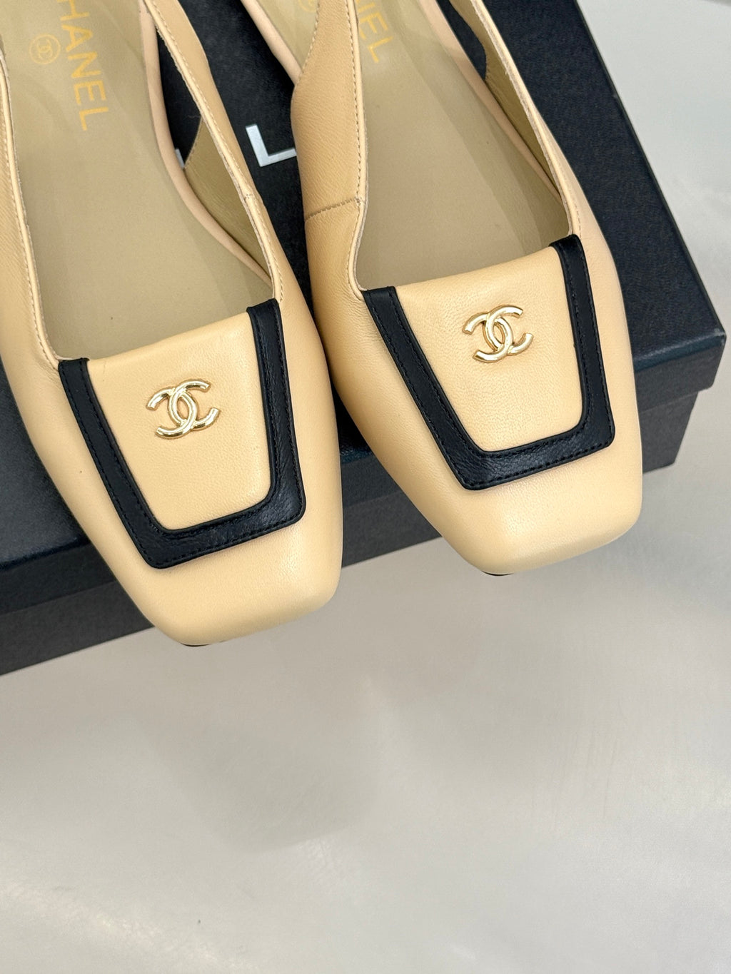 Chanel Slingback Flats