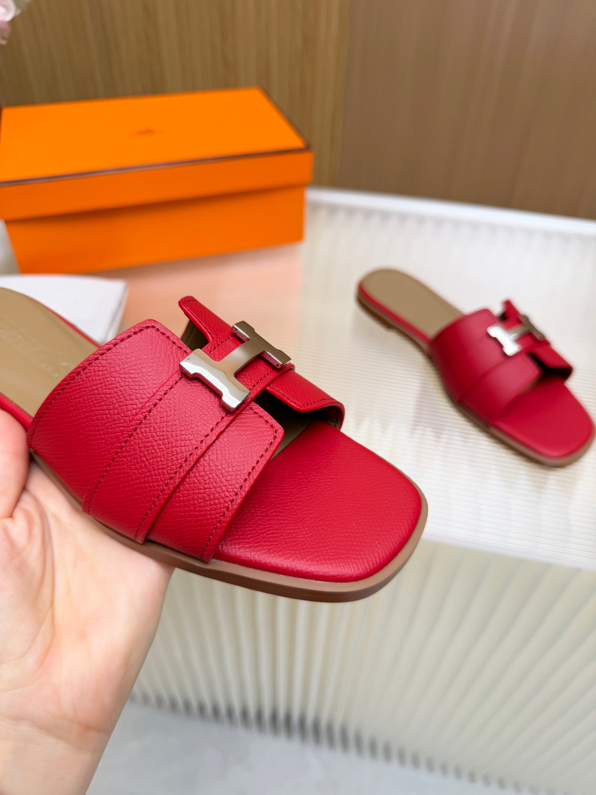 Hermes Constance Sandals
