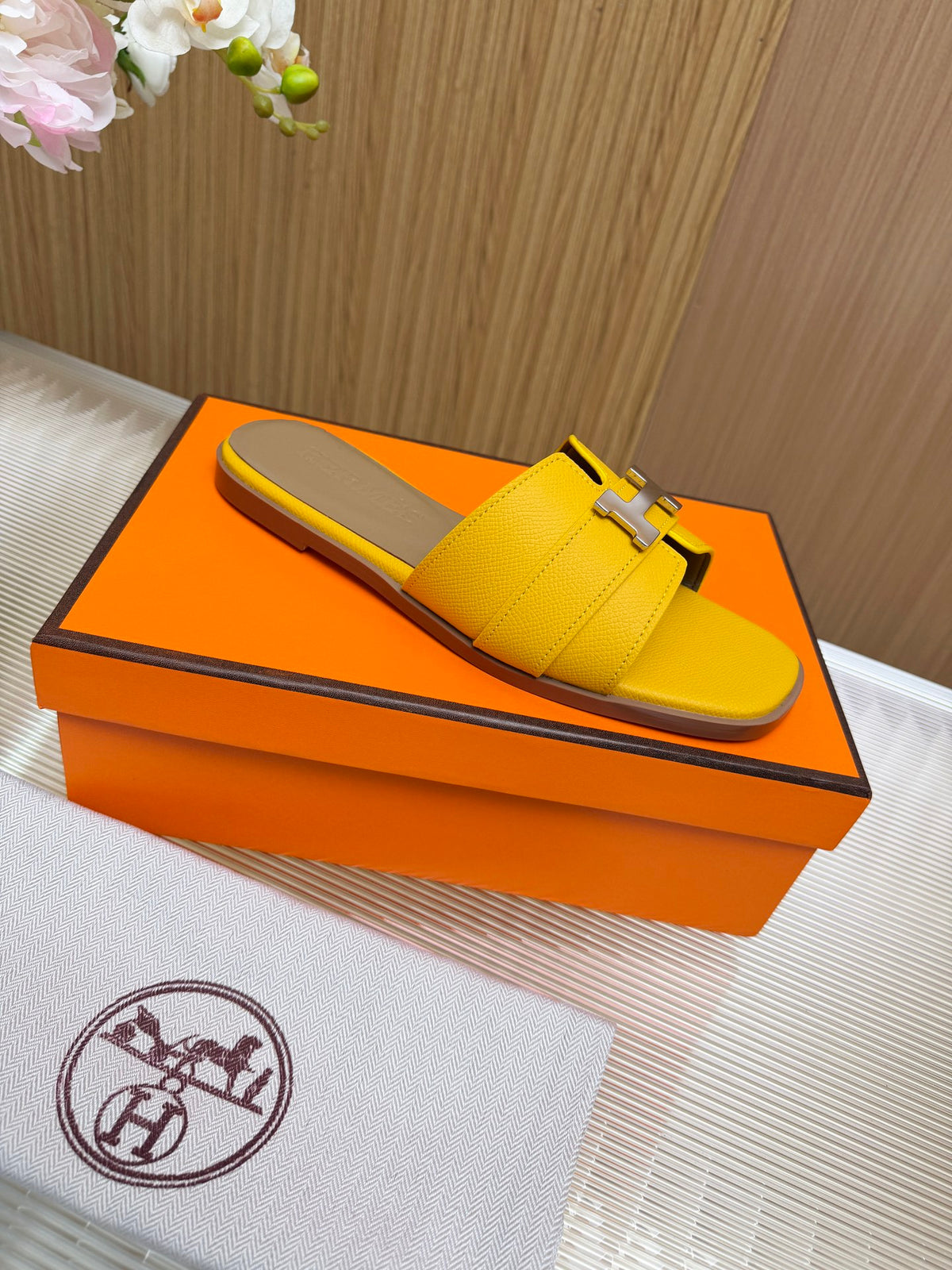 Hermes Constance Sandals