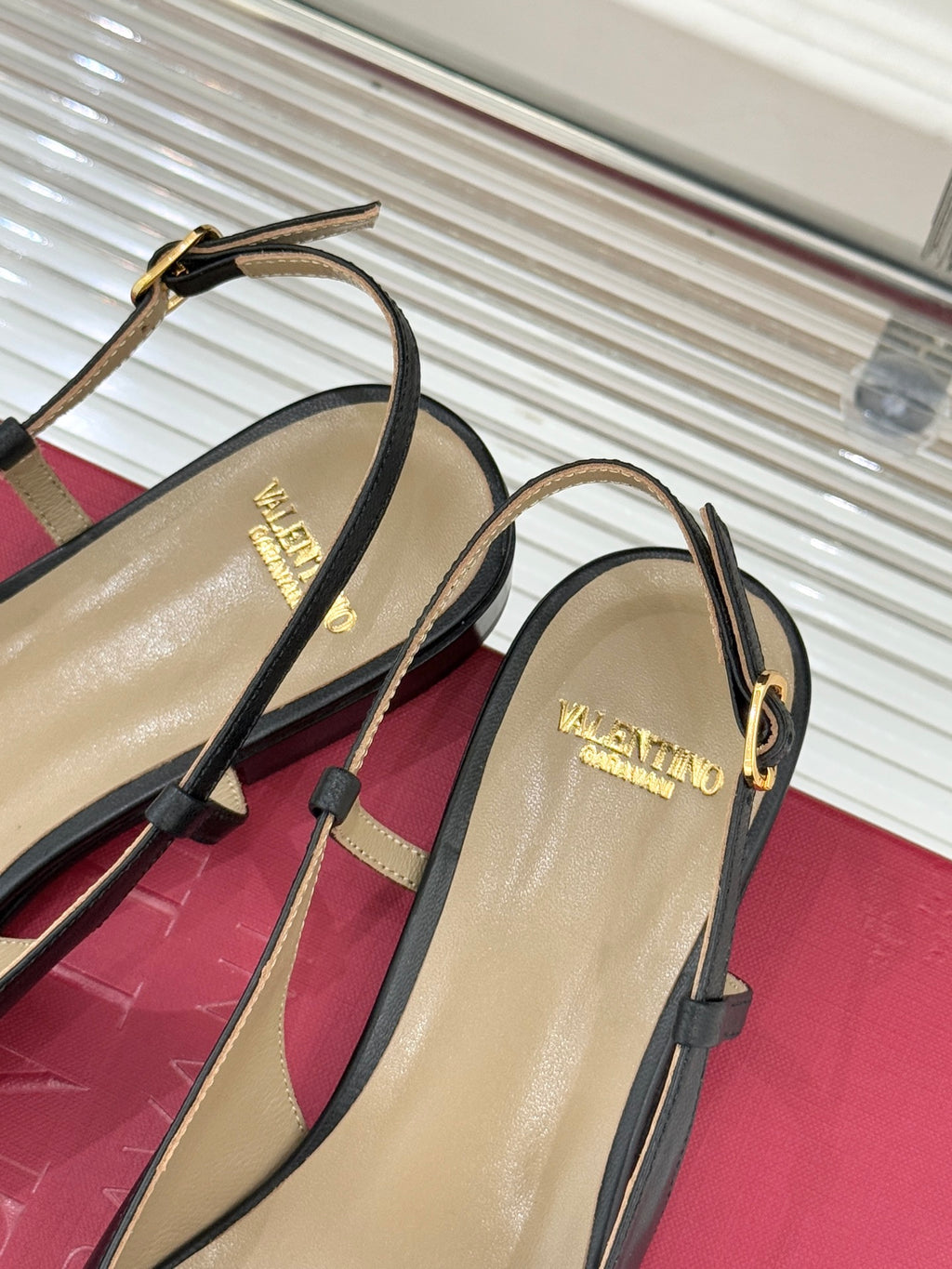 Valentino V Logo Tassel Flats