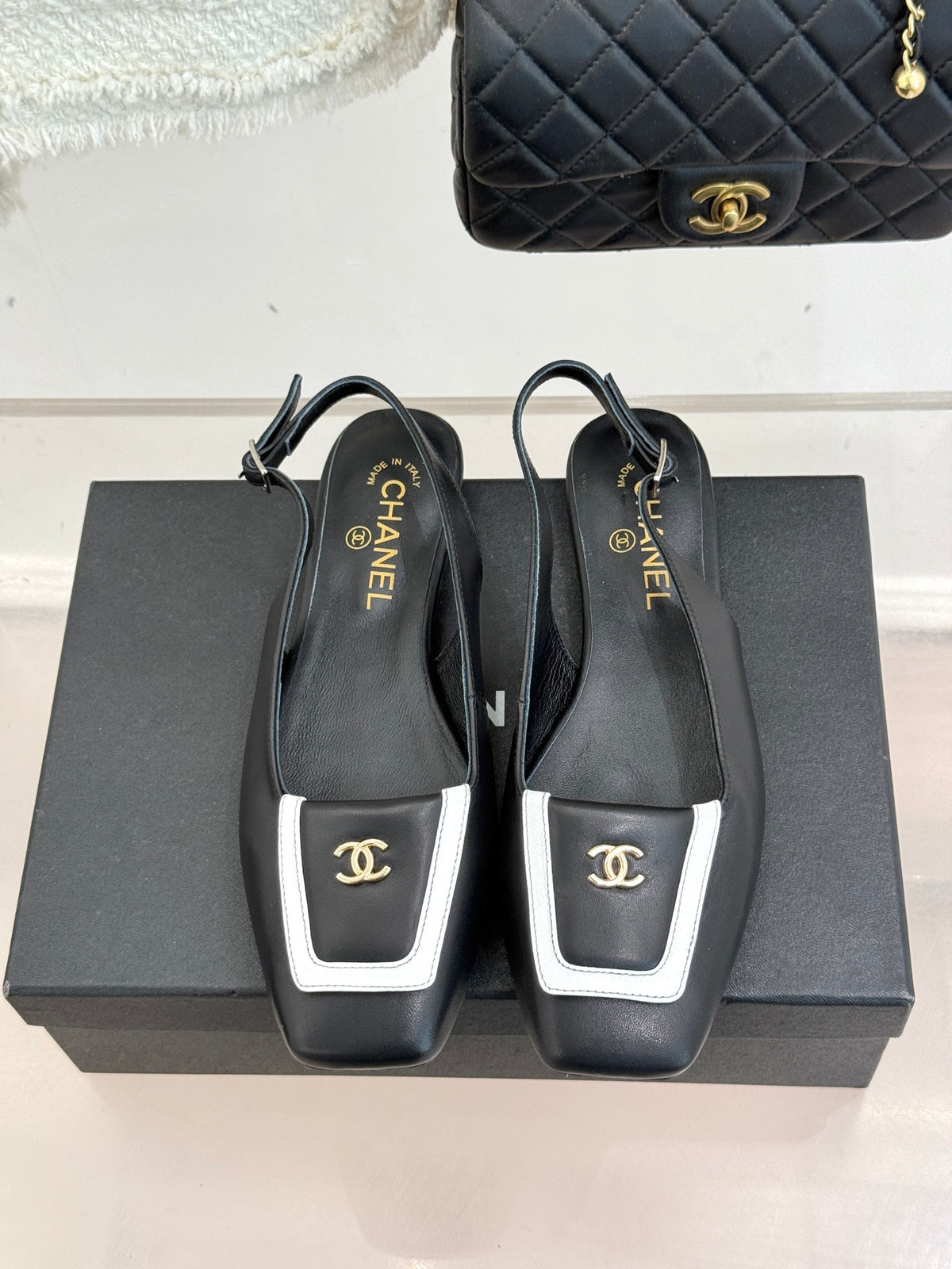 Chanel Slingback Flats
