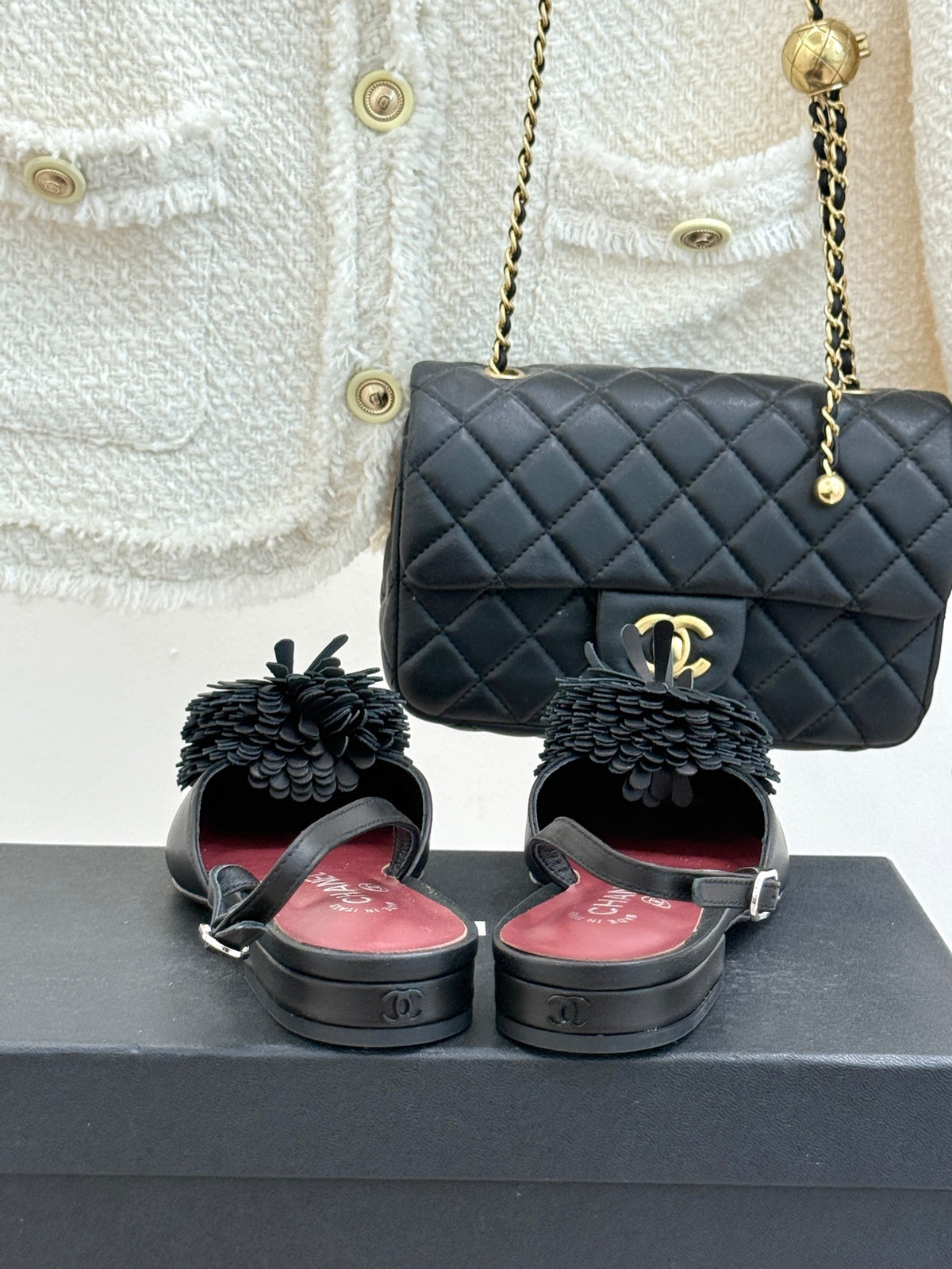 Chanel Slingback Flats