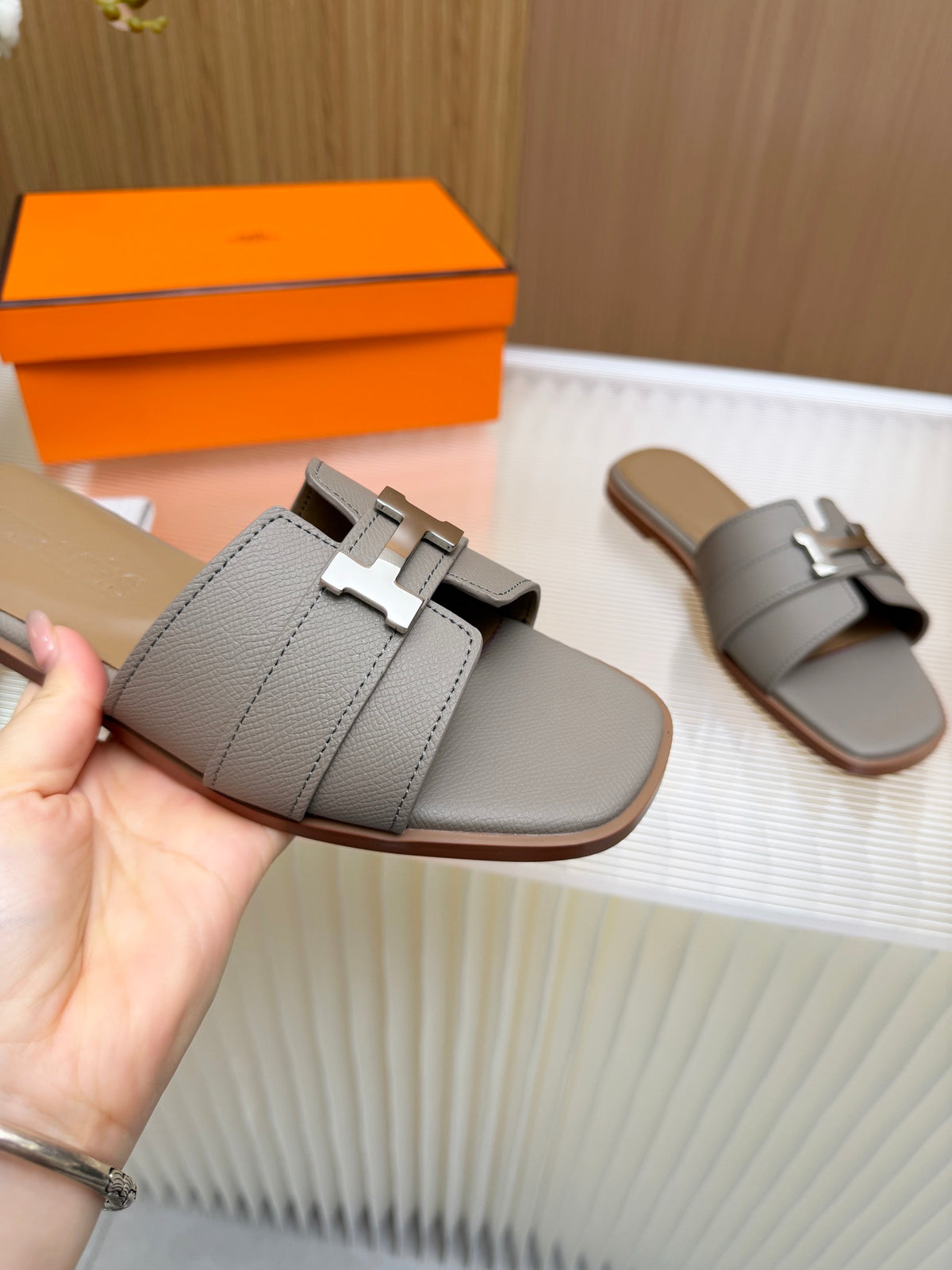 Hermes Constance Sandals