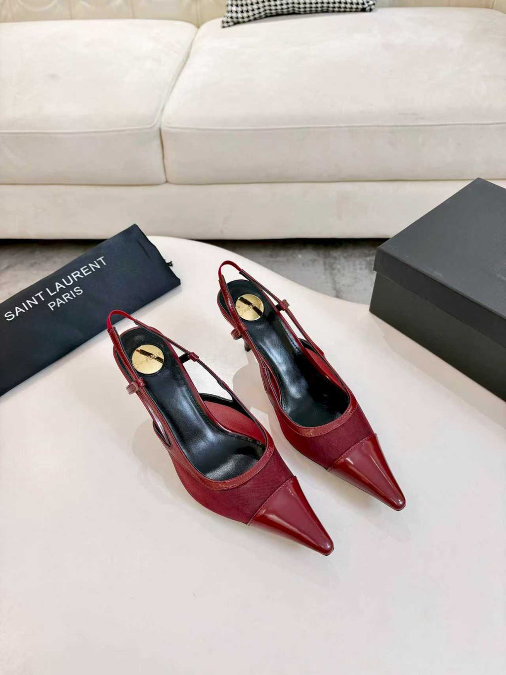 YSL Slingback Heels