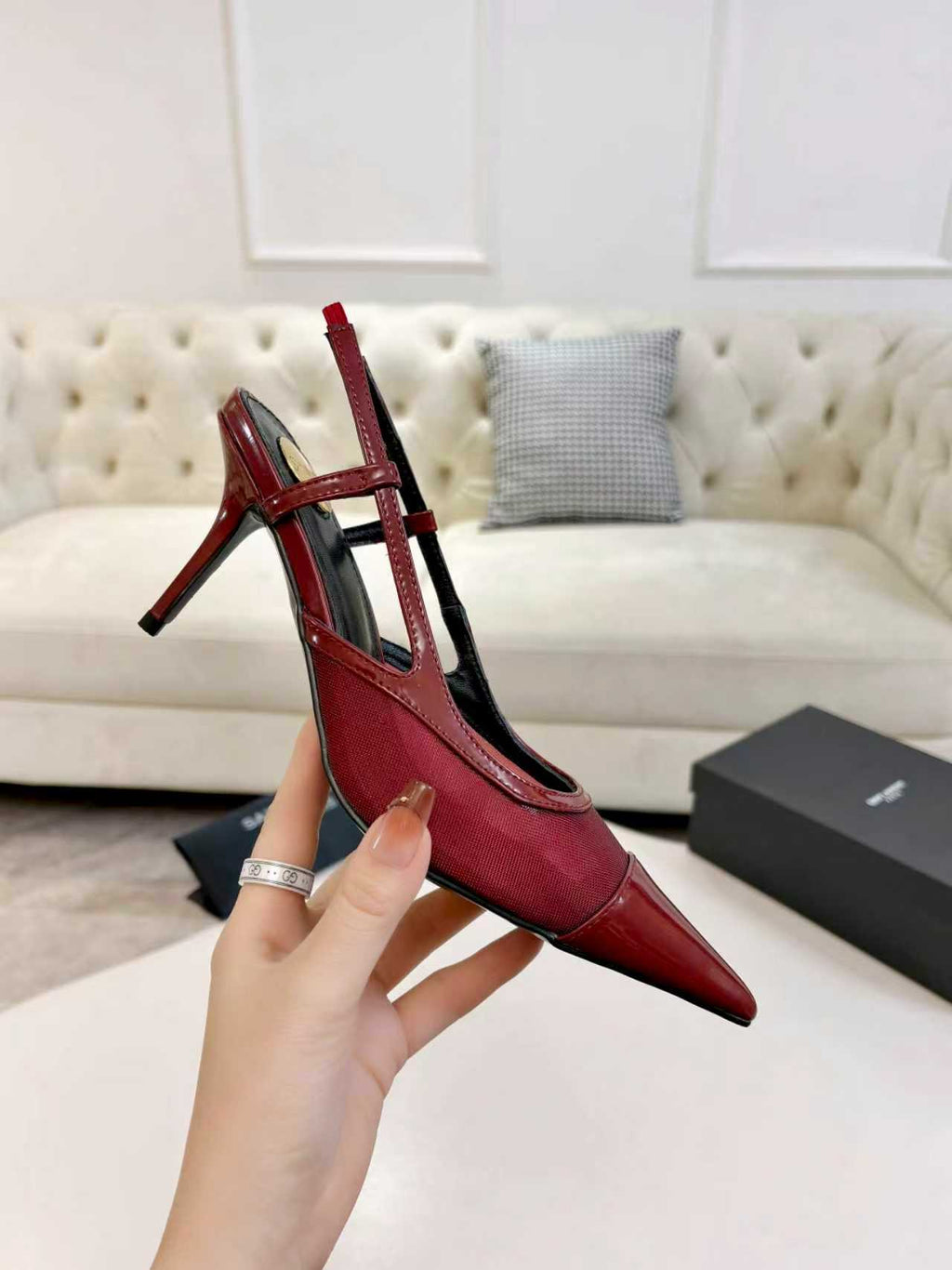 YSL Slingback Heels