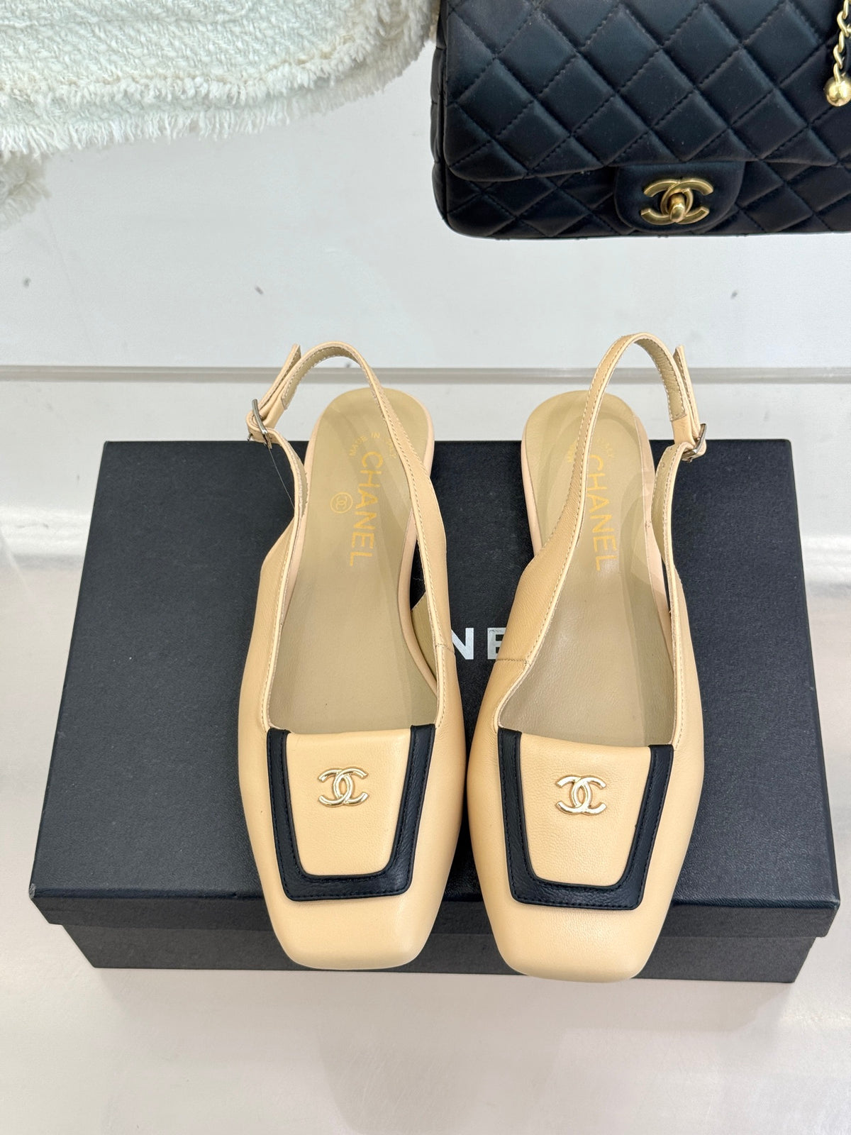 Chanel Slingback Flats