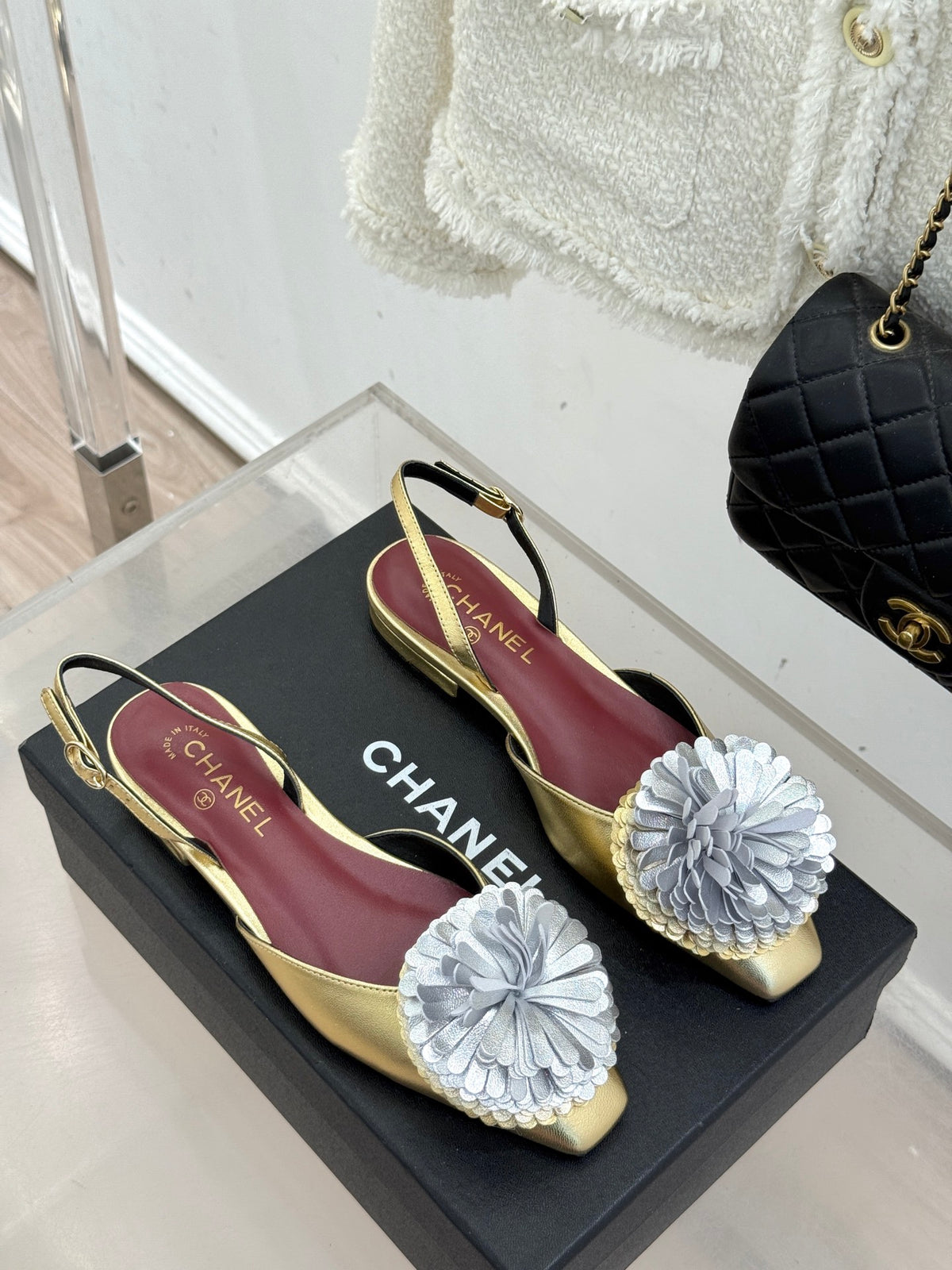 Chanel Slingback Flats