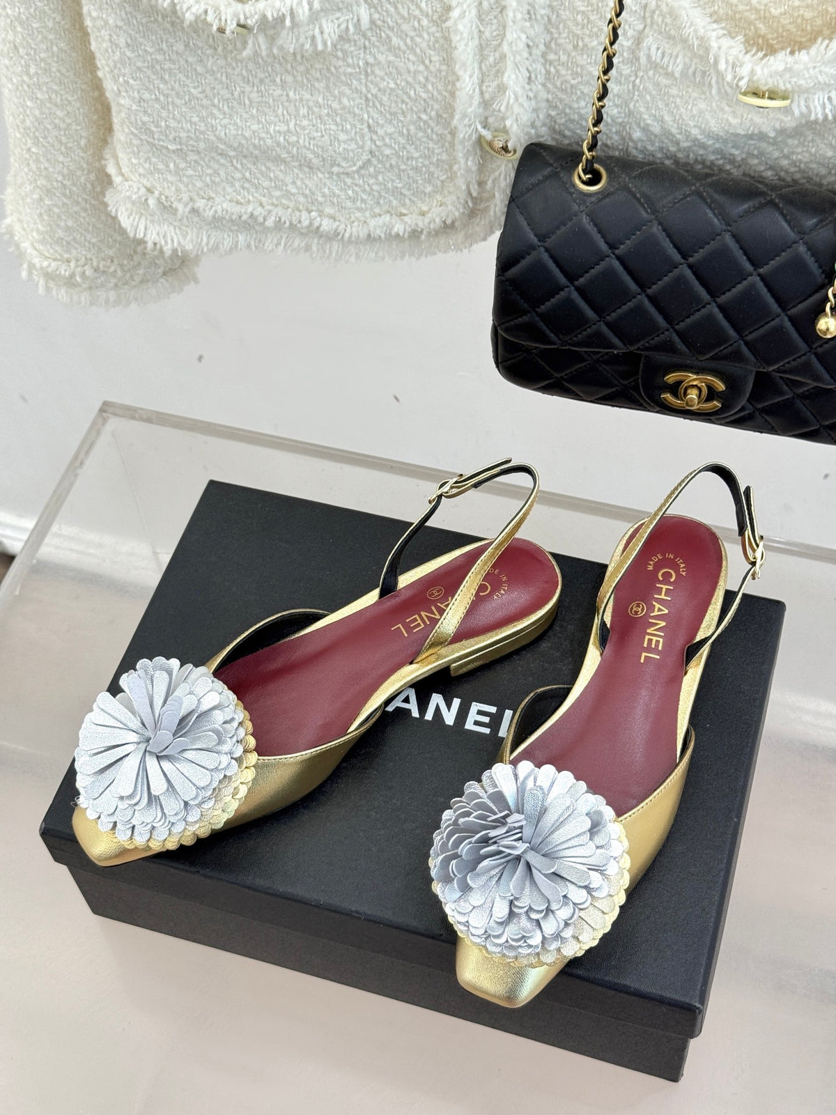 Chanel Slingback Flats
