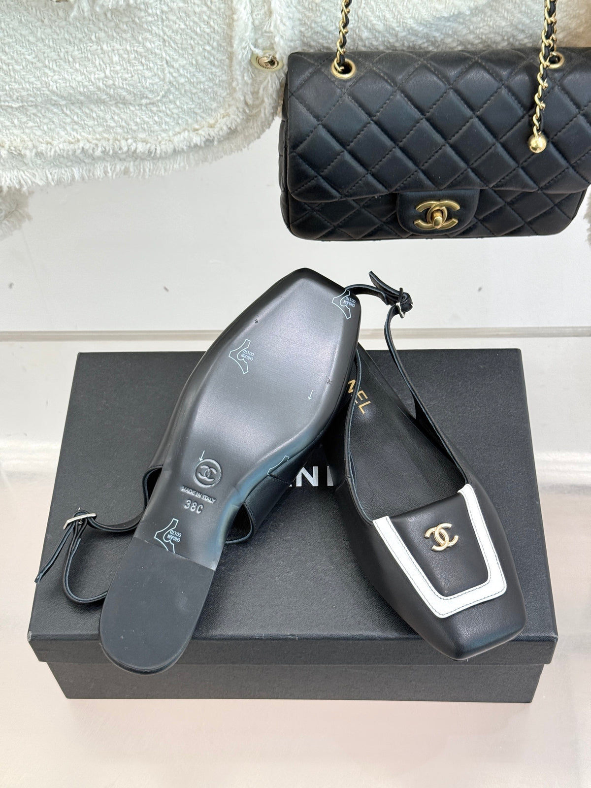 Chanel Slingback Flats