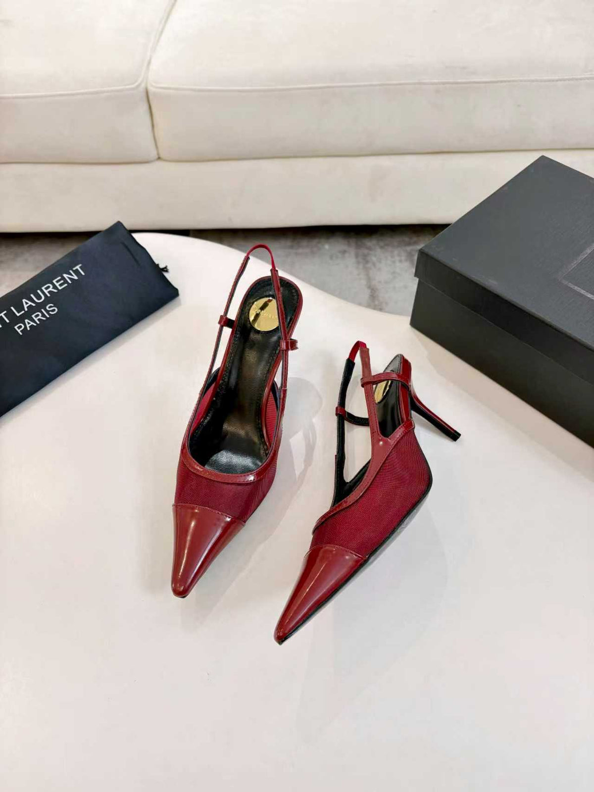 YSL Slingback Heels